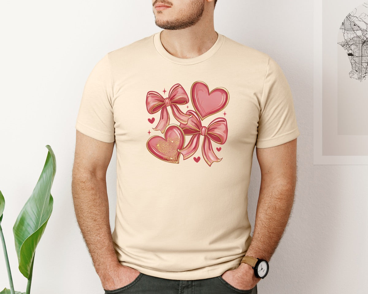 brand:Bella Canvas|color:Soft Cream|Xoxo Valentines Xoxo Graphic T-Shirt