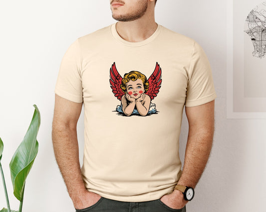 Valentines Day Cupid Graphic T-Shirt