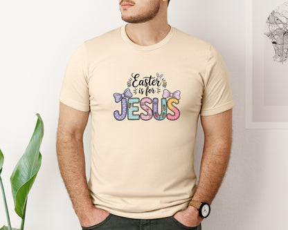 brand:Bella Canvas|color:Soft Cream|Easter Is For Jesus Pngchristian Easter 2 Graphic T-Shirt