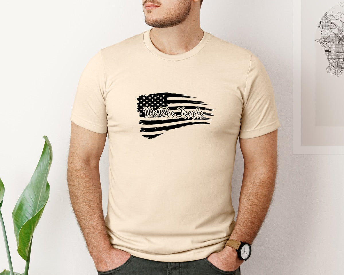 brand:Bella Canvas|color:Soft Cream|We The People 18 Graphic T-Shirt