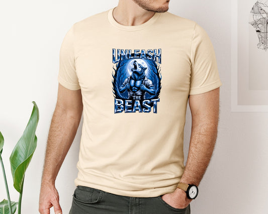 Unleash The Beast Wolf Graphic T-Shirt