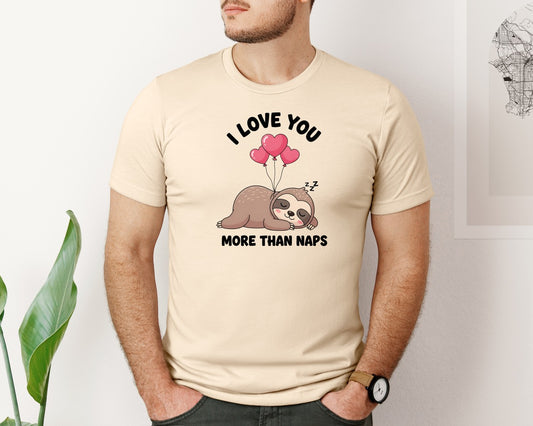 Valentine I Love You More Graphic T-Shirt