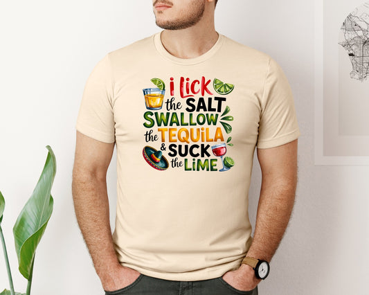 Tequila Cinco De Mayo Mexican Graphic T-Shirt
