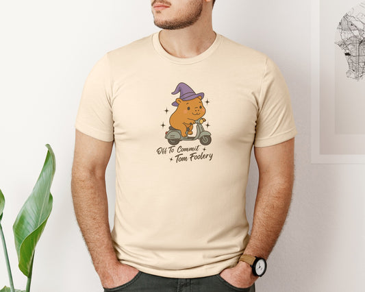 Off To Commit Tom Foolery Capybara Graphic T-Shirt