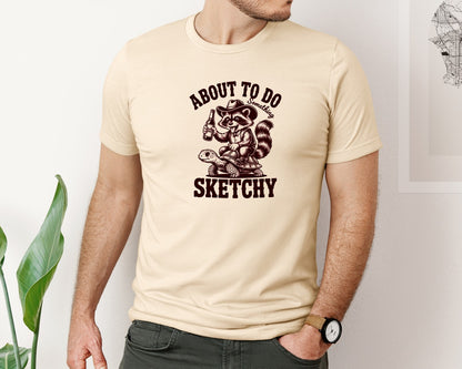 brand:Bella Canvas|color:Soft Cream|Funny Raccoon Shirt Design Raccoon 3 Graphic T-Shirt