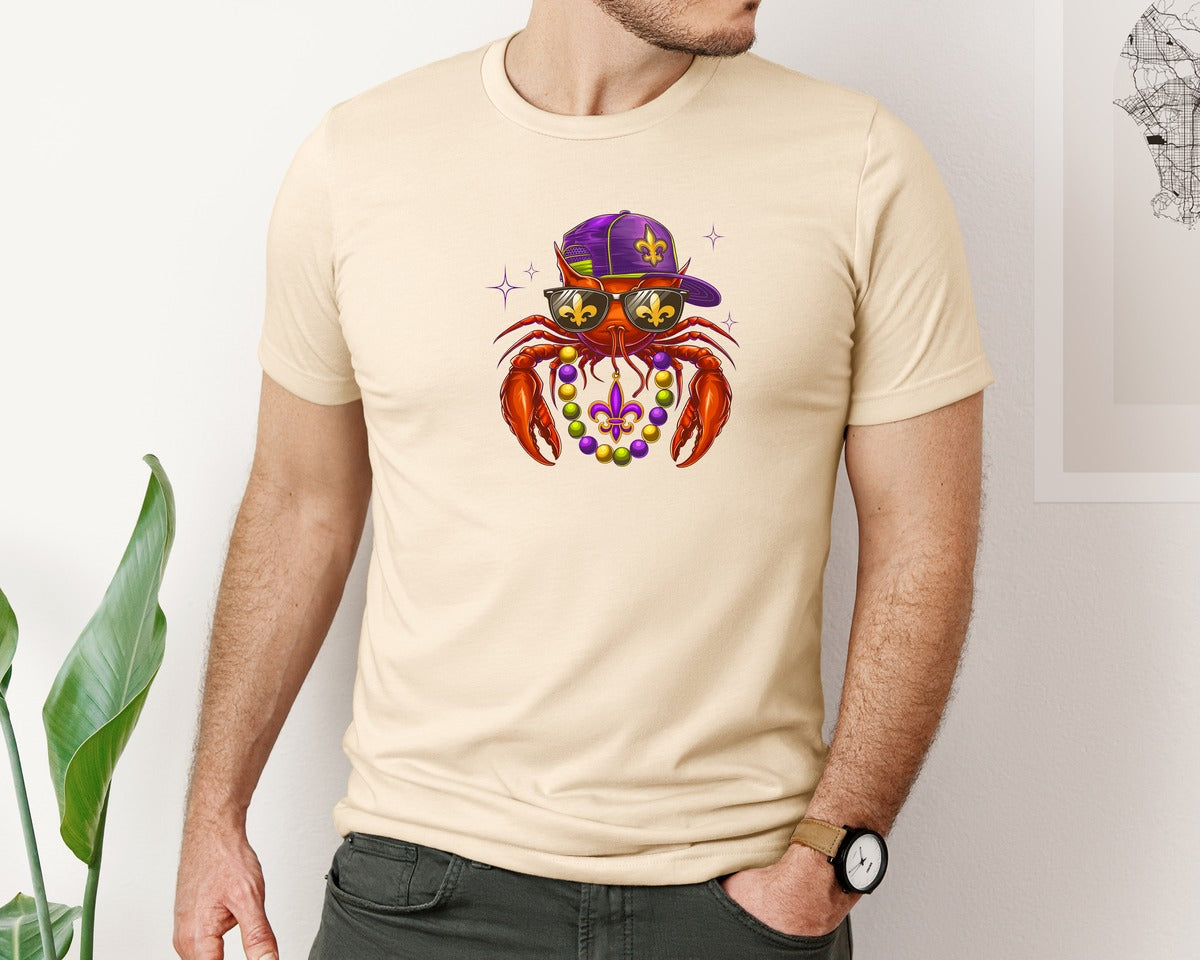 brand:Bella Canvas|color:Soft Cream|Funny Mardi Gras T Shirt 57 Graphic T-Shirt