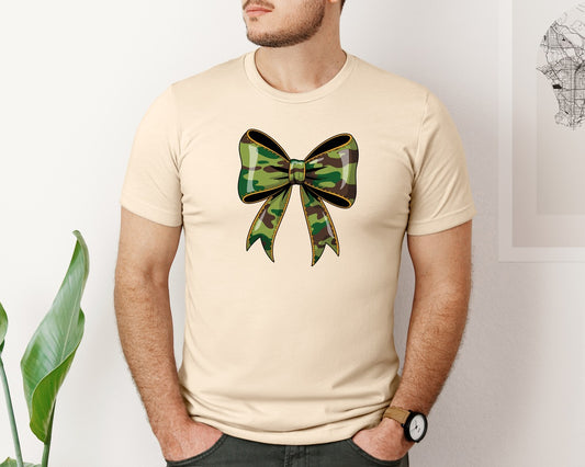 Hunting Deer Bow Camo Coquette Graphic T-Shirt