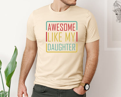 brand:Bella Canvas|color:Soft Cream|Fathers Day Ideas Shirt Fathers Day 2 Graphic T-Shirt
