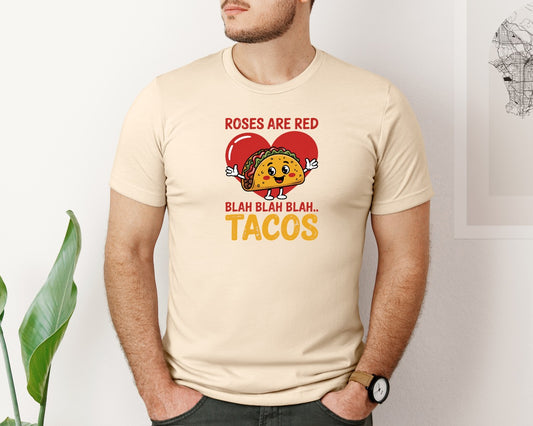 Funny Taco Valentine Graphic T-Shirt