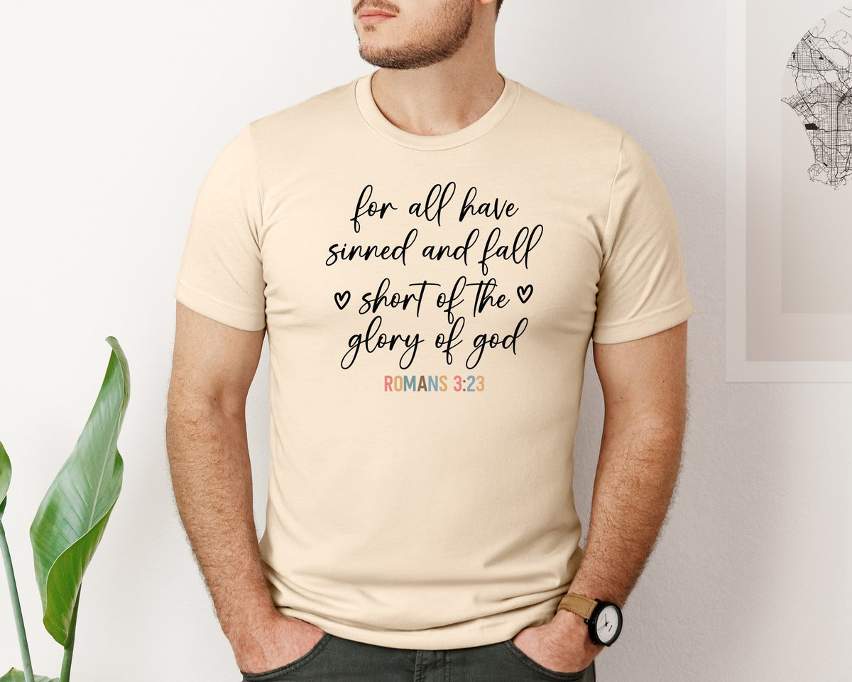 brand:Bella Canvas|color:Soft Cream|Bible Verse Jesus Svgchristian Graphic T-Shirt