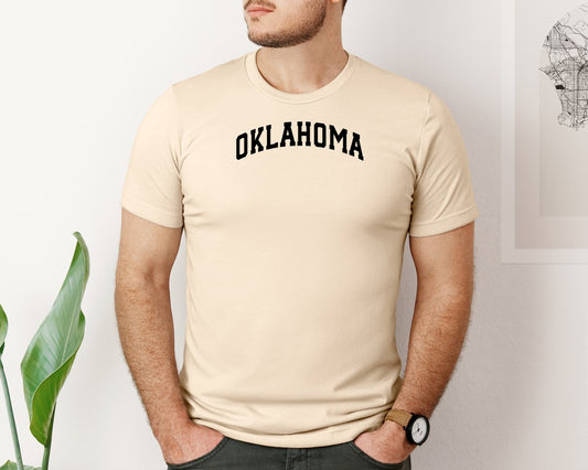Oklahoma Usa City State Shirt Graphic T-Shirt