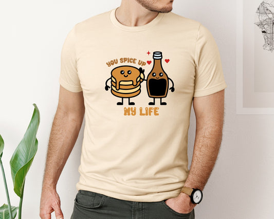 You Spice Up My Life Cute Food Love Graphic T-Shirt