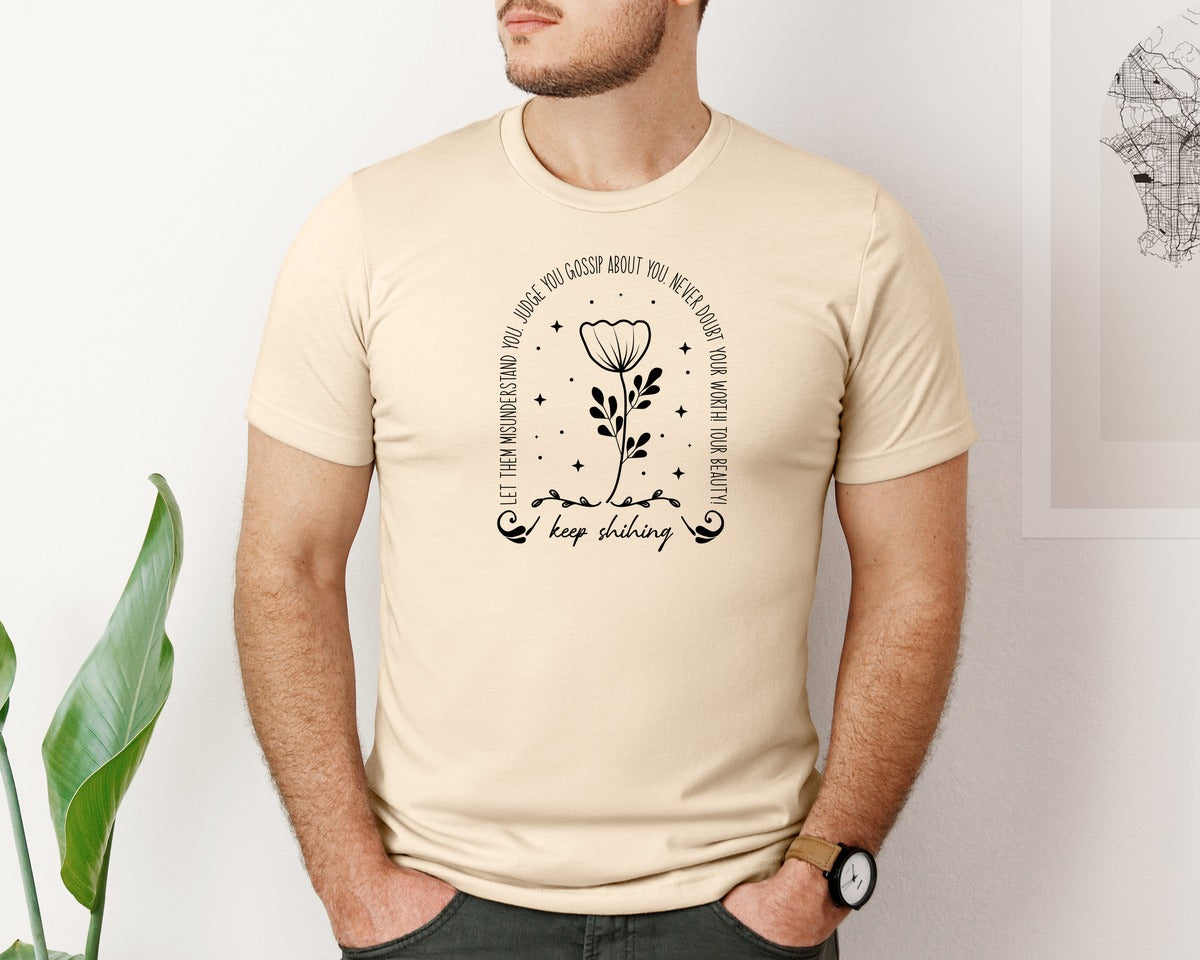 brand:Bella Canvas|color:Soft Cream|Let Them 6 Graphic T-Shirt