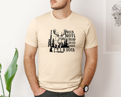 brand:Bella Canvas|color:Soft Cream|Duck Hunting Hunting Forest Graphic T-Shirt