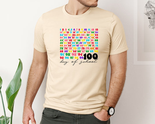 100Th Day Of School Teacher Kids 100 2 Graphic T-Shirt