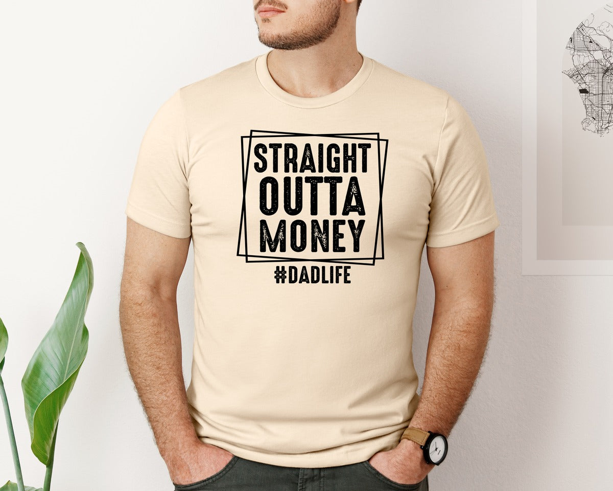 brand:Bella Canvas|color:Soft Cream|Dad Fathers Day 5 Graphic T-Shirt