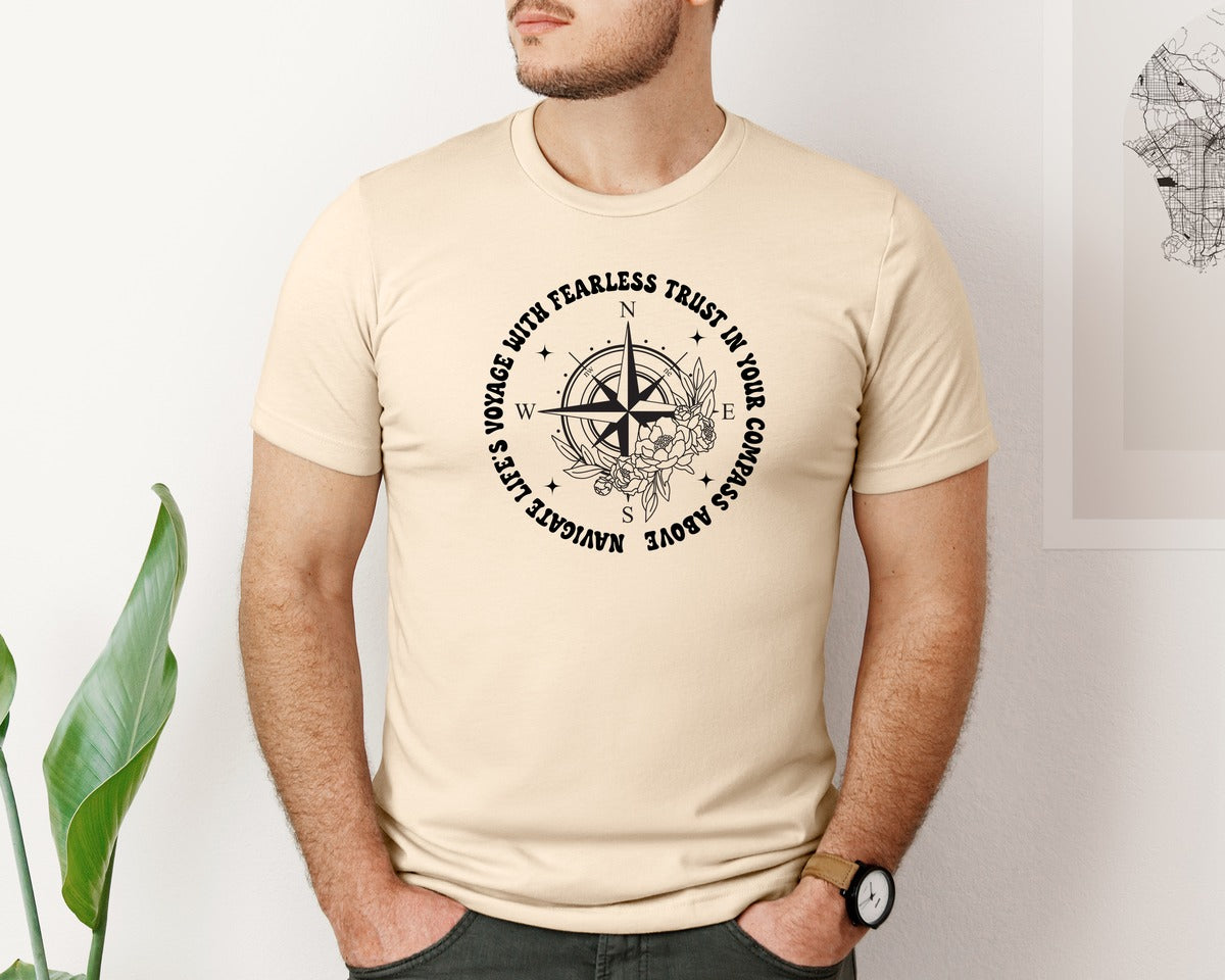 brand:Bella Canvas|color:Soft Cream|Jesus Front Back Graphic T-Shirt
