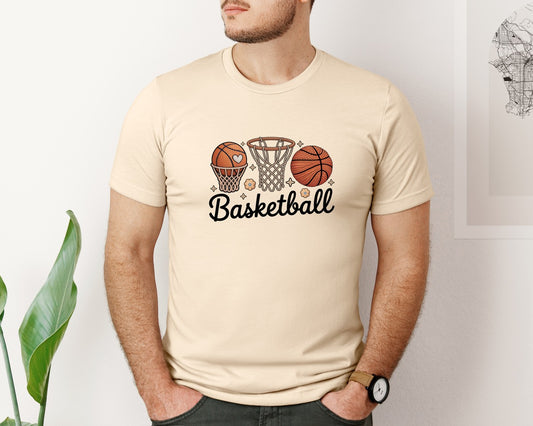 Basketball Crochet Basketball Graphic T-Shirt