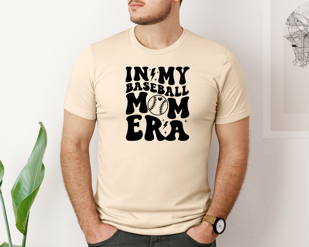brand:Bella Canvas|color:Soft Cream|Retro Sports Mom In My Mom Era Graphic T-Shirt