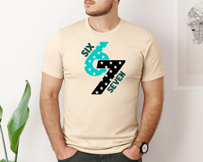 brand:Bella Canvas|color:Soft Cream|67 Six Seven Number 11 Graphic T-Shirt