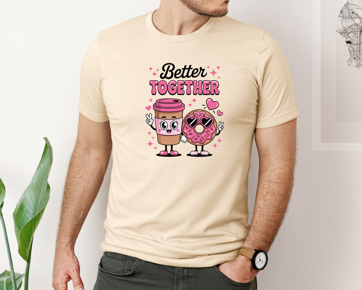 brand:Bella Canvas|color:Soft Cream|Better Together T Shirt Graphic T-Shirt
