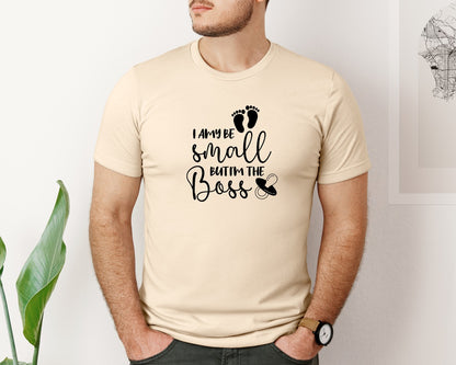 brand:Bella Canvas|color:Soft Cream|Funny Baby Baby Sayings Graphic T-Shirt