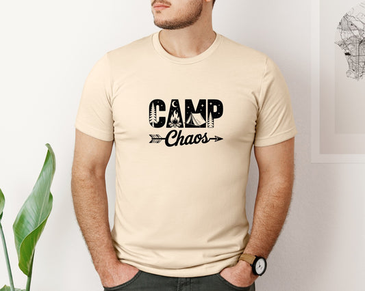 Camp Chaos Camping Crew Outdoors Graphic T-Shirt