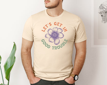 brand:Bella Canvas|color:Soft Cream|Resistance T Shirt John Lewis Quote Tee Graphic T-Shirt