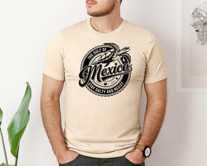 brand:Bella Canvas|color:Soft Cream|Gulf Of Mexico Turtle Beach Graphic T-Shirt