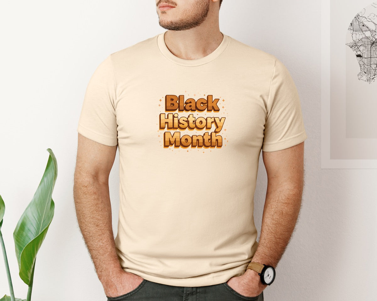 brand:Bella Canvas|color:Soft Cream|Black History Month Juneteenth 3 Graphic T-Shirt