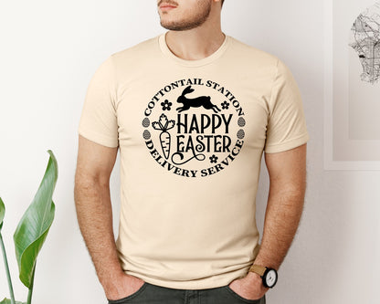 brand:Bella Canvas|color:Soft Cream|Happy Easter 14 Graphic T-Shirt