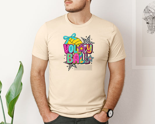 Preppy Volleyball Volleyball Graphic T-Shirt