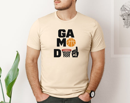 Game Day Basketball Dad Graphic T-Shirt