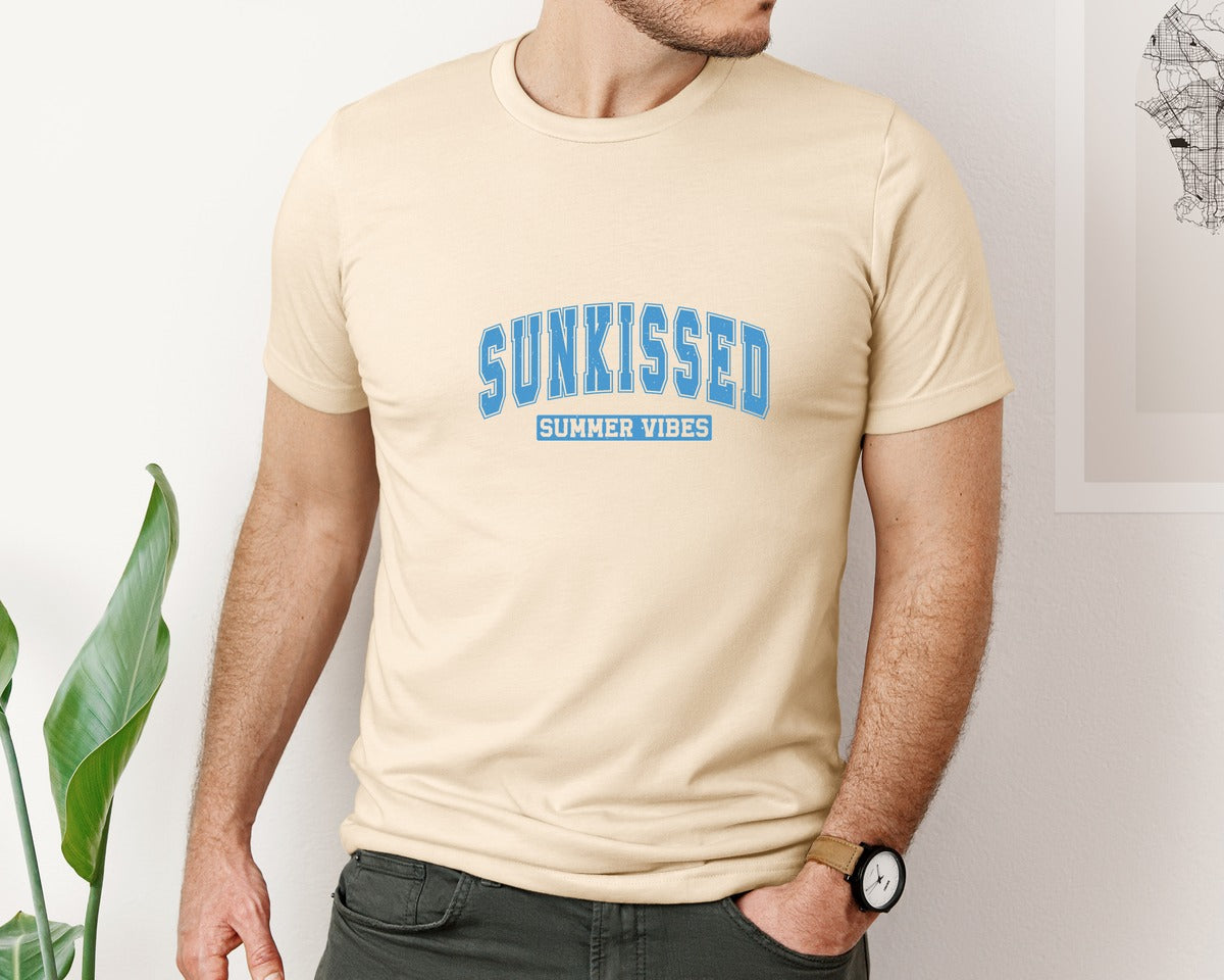 brand:Bella Canvas|color:Soft Cream|Sunkissed Summer Vibes Sunkisse Graphic T-Shirt