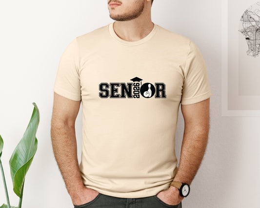 Senior Bowling 2026 Graduation Graphic T-Shirt