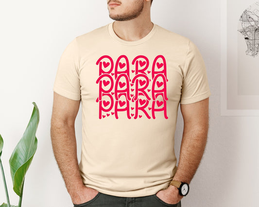 Para Coquette Bow Valentines Day 2 Graphic T-Shirt