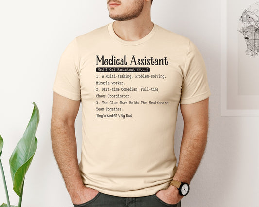 Medical Assistant Definition Graphic T-Shirt