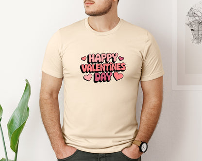 brand:Bella Canvas|color:Soft Cream|Valentines Day Ai Graphic T-Shirt