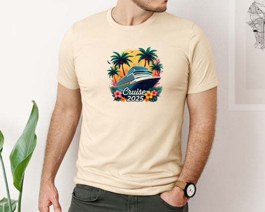 Nautical Vacation Summer Cruise Ship Graphic T-Shirt