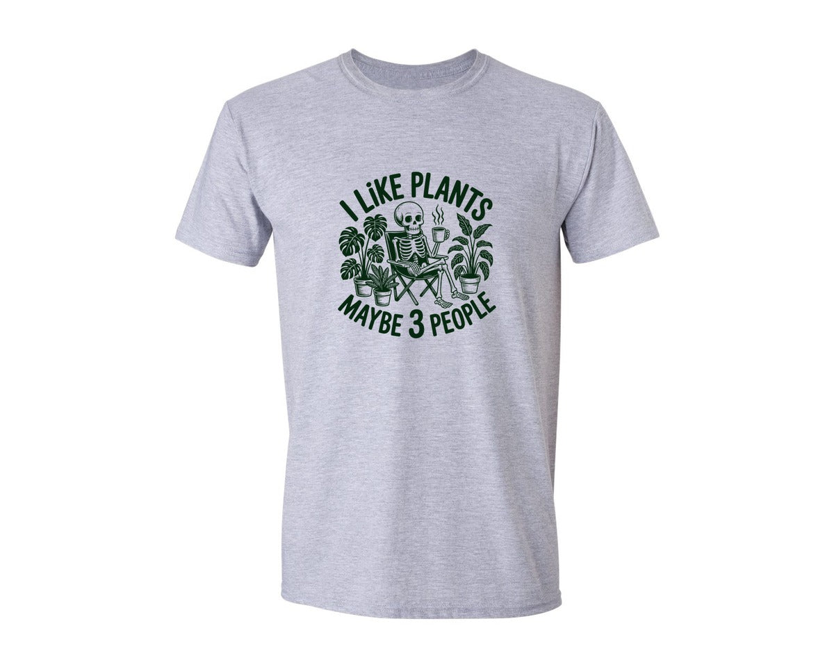 brand:Generic|color:Sports Grey / Athletic Heather|Funny Plant Lover Plant Lady 2 Graphic T-Shirt