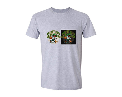 brand:Generic|color:Sports Grey / Athletic Heather|Basketball Champions Mascot Graphic T-Shirt