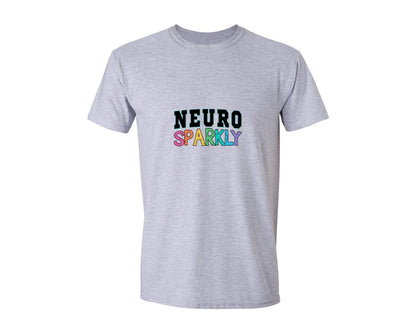 brand:Generic|color:Sports Grey / Athletic Heather|Neuro Sparkly Autism Spectrum Adhd 3 Graphic T-Shirt