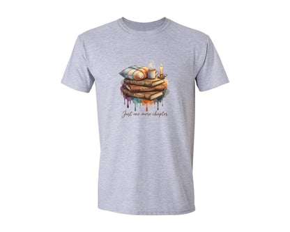 brand:Generic|color:Sports Grey / Athletic Heather|Fantasy Stacked Book Cozy Art Tshirt 2 Graphic T-Shirt