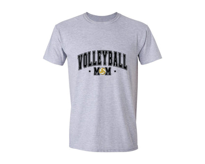 brand:Generic|color:Sports Grey / Athletic Heather|Volleyball Mom Volleyball Mama 3 Graphic T-Shirt