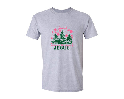 brand:Generic|color:Sports Grey / Athletic Heather|Believe In The Magic Of Jesus Art Xl Graphic T-Shirt