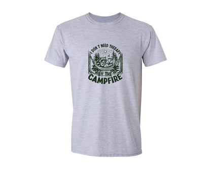 brand:Generic|color:Sports Grey / Athletic Heather|I Dont Need Therapy Outdoor Camping Graphic T-Shirt