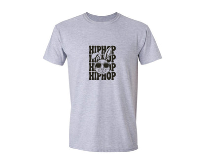 brand:Generic|color:Sports Grey / Athletic Heather|Hip Hop Easter Bunny 4 Graphic T-Shirt