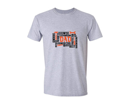 brand:Generic|color:Sports Grey / Athletic Heather|Fathers Day Svgfunny Dad Svgdad Shirt Graphic T-Shirt