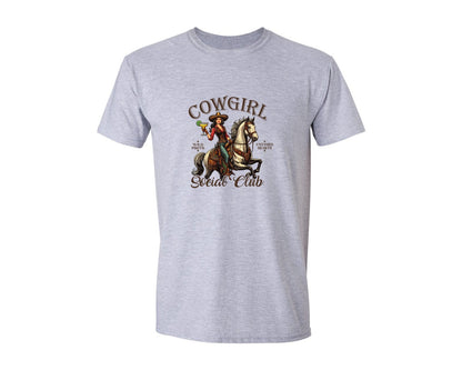 brand:Generic|color:Sports Grey / Athletic Heather|Cowgirl Social Club Cowgirl Graphic T-Shirt