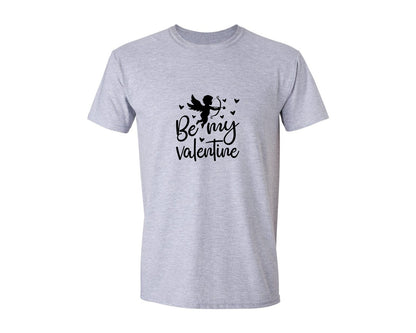 brand:Generic|color:Sports Grey / Athletic Heather|Be My Valentine Shirt Design 2 Graphic T-Shirt